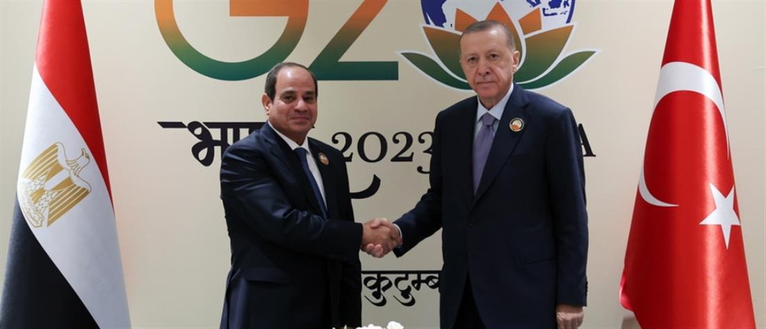 G20: Συνάντηση Ερντογάν – Αλ Σίσι σε “θερμό κλίμα”