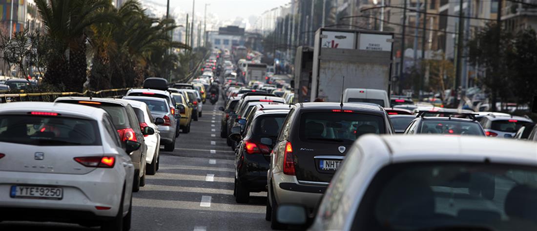Κυκλοφοριακό χάος στην Αθήνα