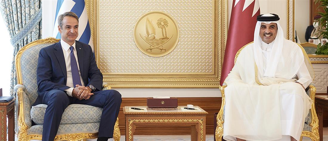 Κατάρ: Συνάντηση Μητσοτάκη - Αλ Θάνι για την Ενέργεια και την ανατολική Μεσόγειο