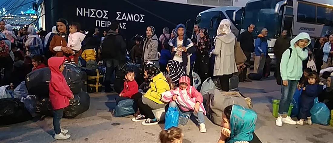 Στον Πειραιά εκατοντάδες αιτούντες άσυλο από τα νησιά του Αιγαίου