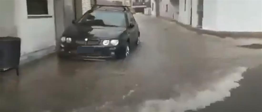 “Θάλεια”: Πλημμύρες στην Κοζάνη (βίντεο)